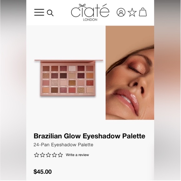 Ciaté London Brazilian Glow Eyeshadow Palette 24-Pan - Picture 10 of 16